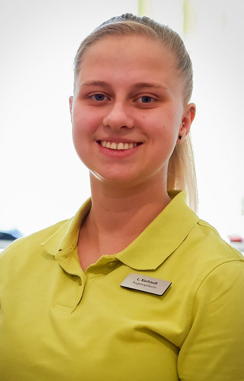 Foto der Augenoptikerin Linda Bartels